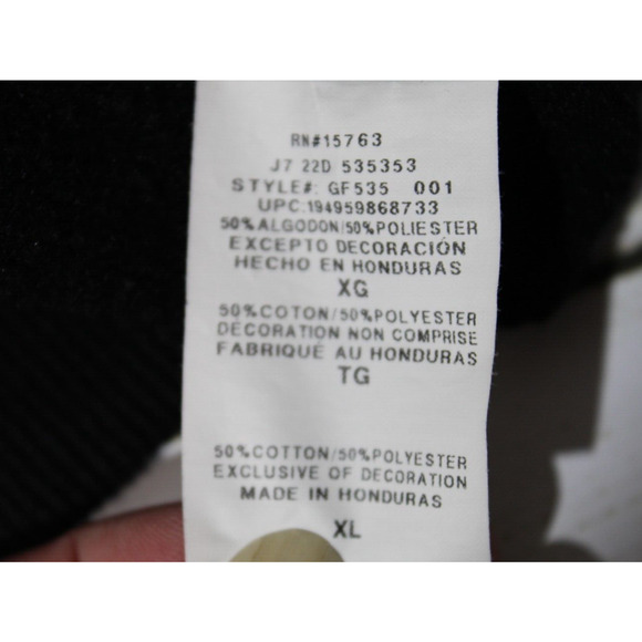 Champion Black Sweatshirt Men's XL Crewneck Long Sleeve Logo Outdoors - Picture 3 of 9